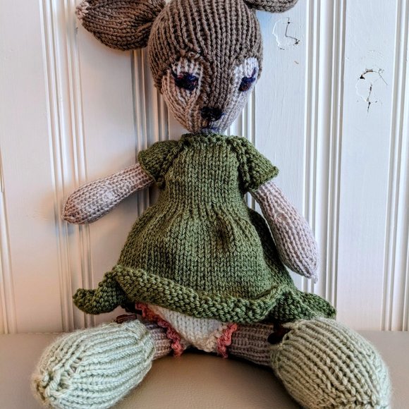 Meet Pauline  - Hand made stuffed Tricot doll baby birthday gift 20 inches - Picture 2 of 8